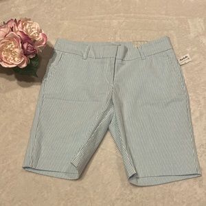 NWT DALIA Size 6 Striped Shorts